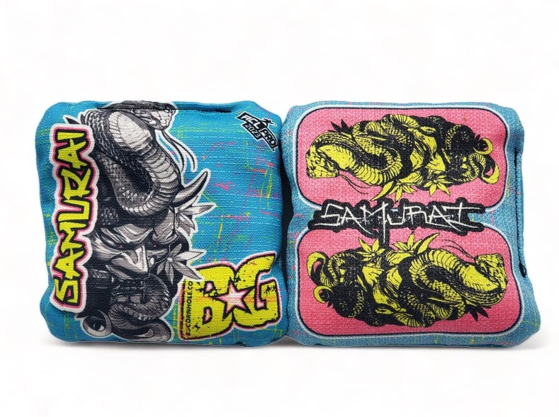Samurai | BG | Cornhole Bags | Set of 4 | Speed: 4/9.5
