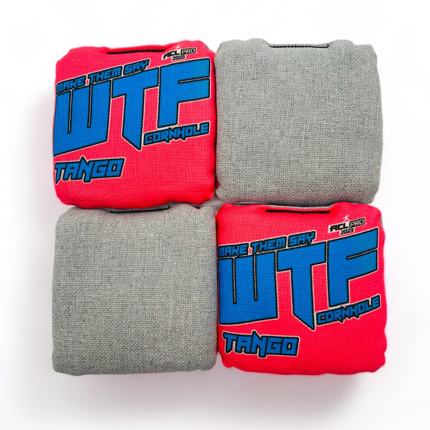 Tango | WTF Cornhole | Cornhole Bags | Set of 4 | Speed: 4/9.5