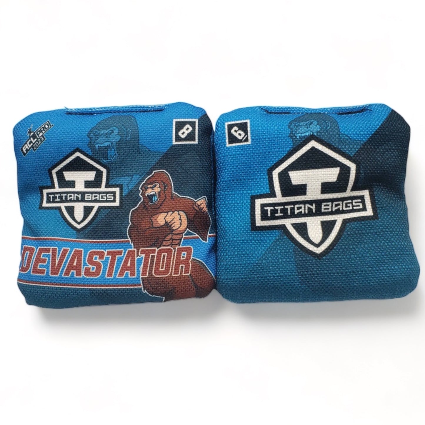 Devastator | Titan | Cornhole Bags | Set of 4 | Speed: 6/8