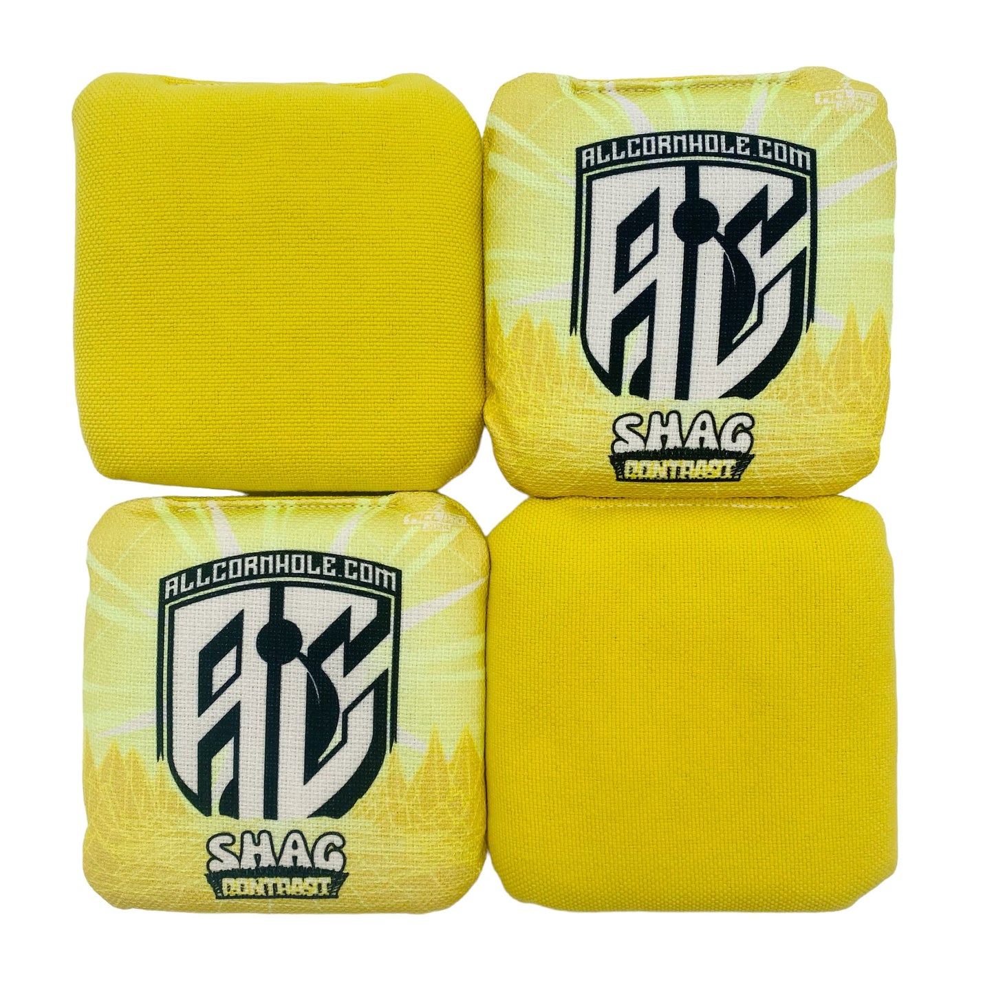 Shag Contrast | Cornhole Bags | AllCornhole | Set of 4 | Speed 4.5/9.5