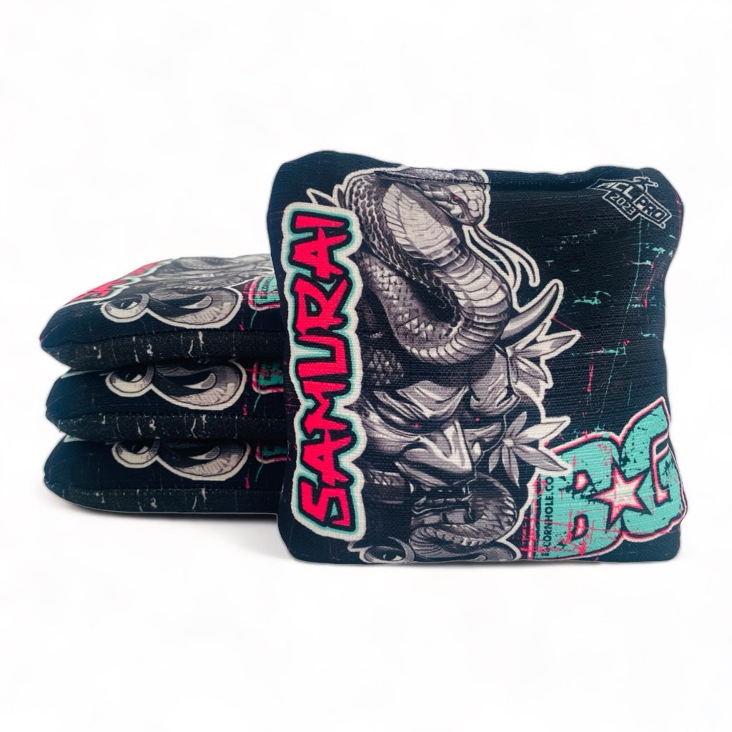 Samurai | BG | Cornhole Bags | Set of 4 | Speed: 4/9.5