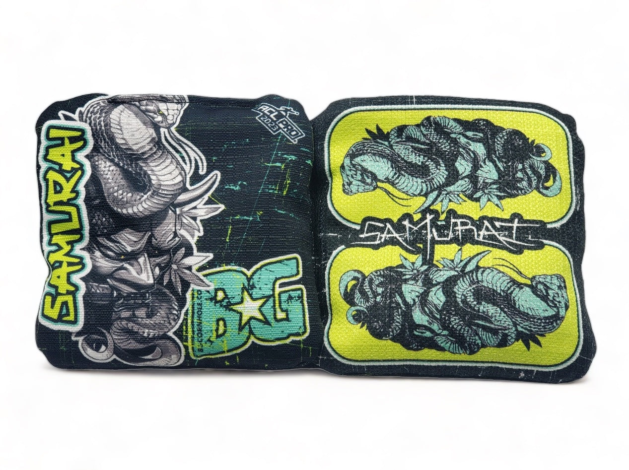 Samurai | BG | Cornhole Bags | Set of 4 | Speed: 4/9.5