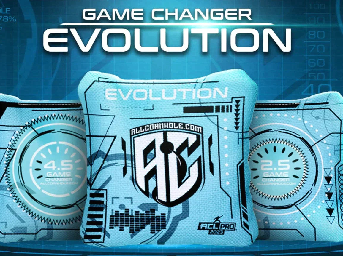 GameChanger Evolution (4.5" Patch) | Cornhole Bags | AllCornhole | Set of 4 | Speed: see description