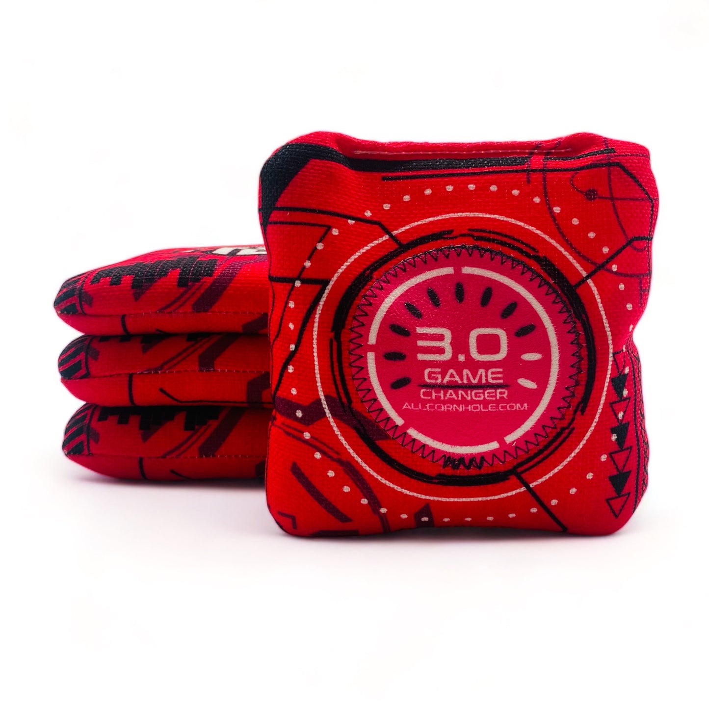GameChanger Evolution (3.0" Patch) | Cornhole Bags | AllCornhole | Set of 4 | Speed: see description