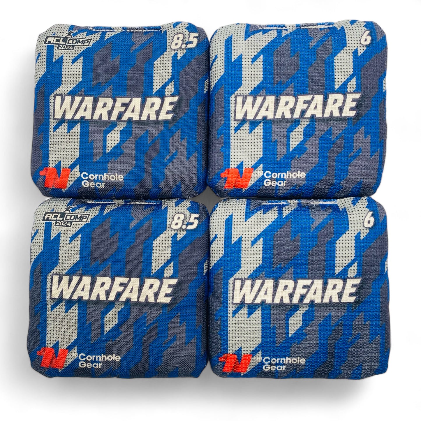 Warfare | N1 Cornhole Gear | Cornhole Bags | Set of 4 | Speed: 6/8.5
