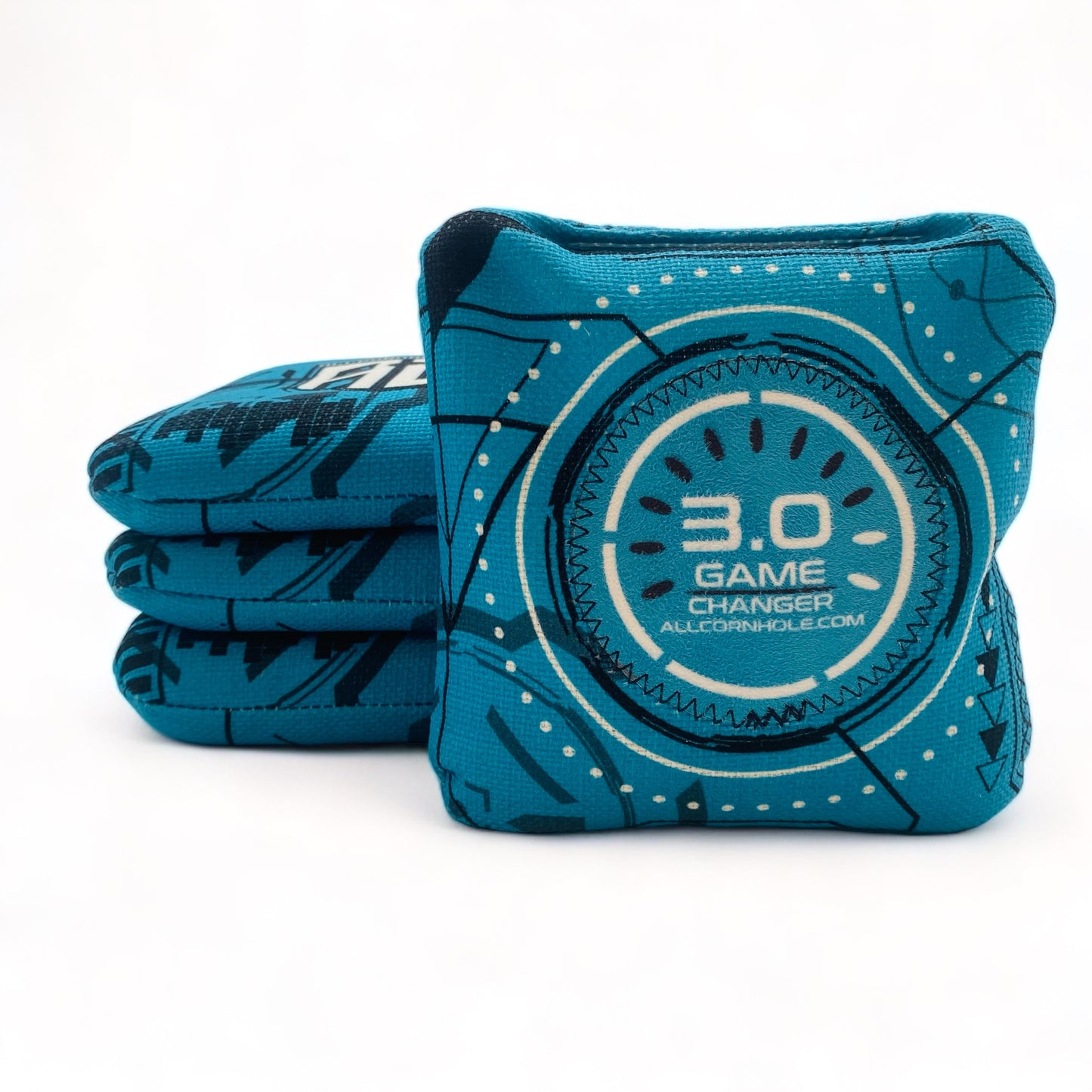 GameChanger Evolution (3.0" Patch) | Cornhole Bags | AllCornhole | Set of 4 | Speed: see description