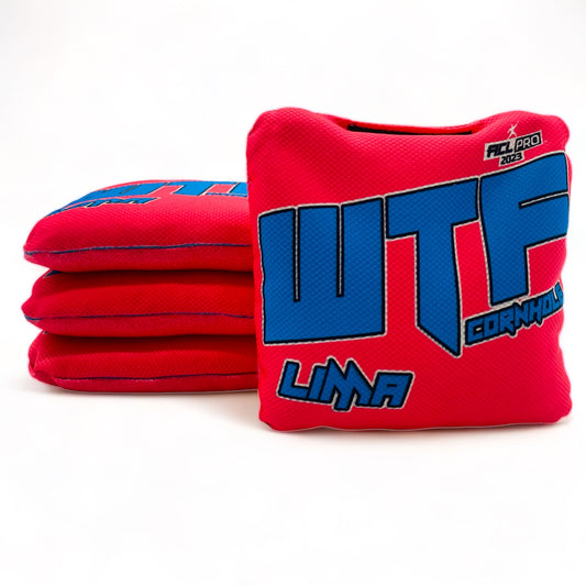 Lima | WTF Cornhole | Cornhole Bags | Set of 4 | Speed: 6/9.5