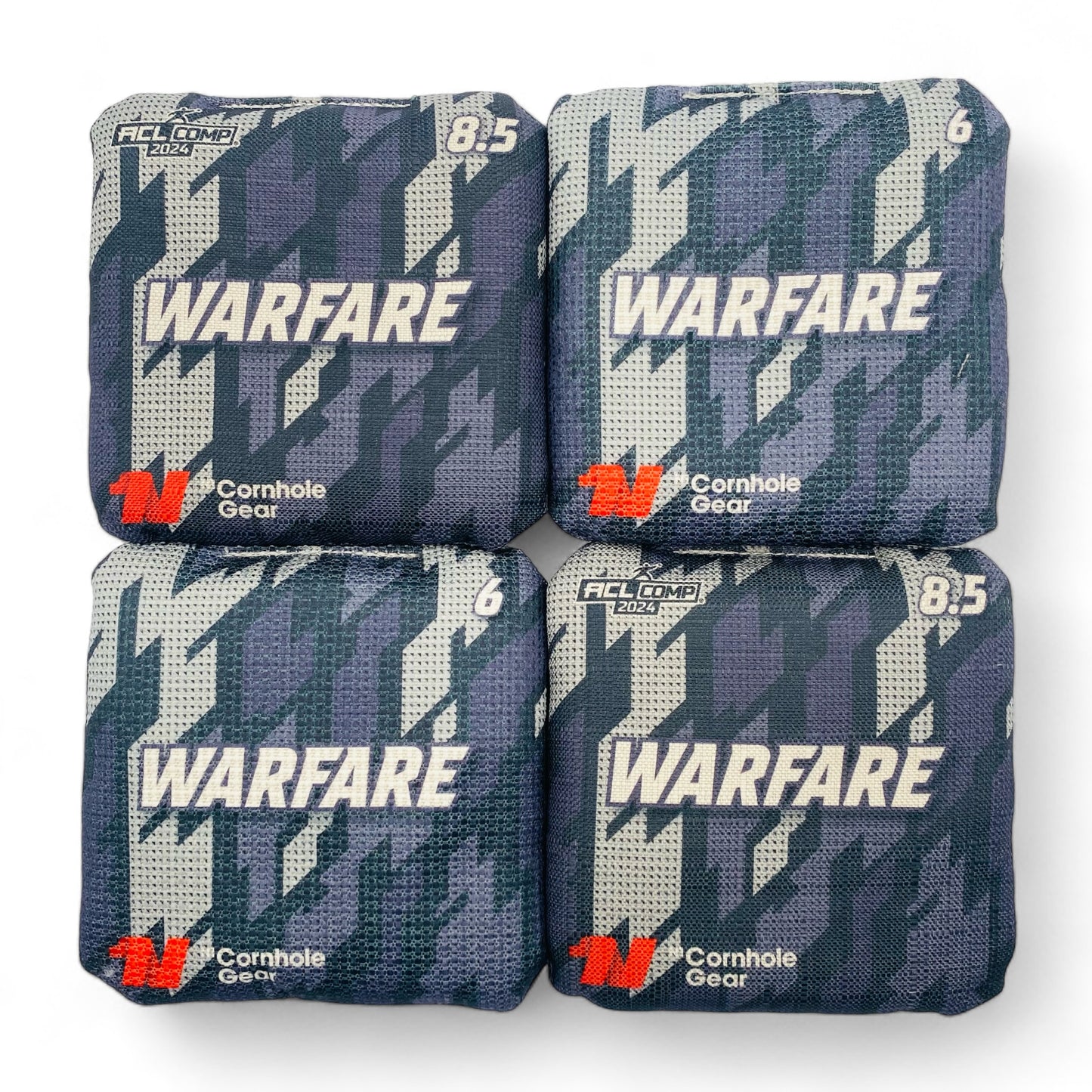 Warfare | N1 Cornhole Gear | Cornhole Bags | Set of 4 | Speed: 6/8.5