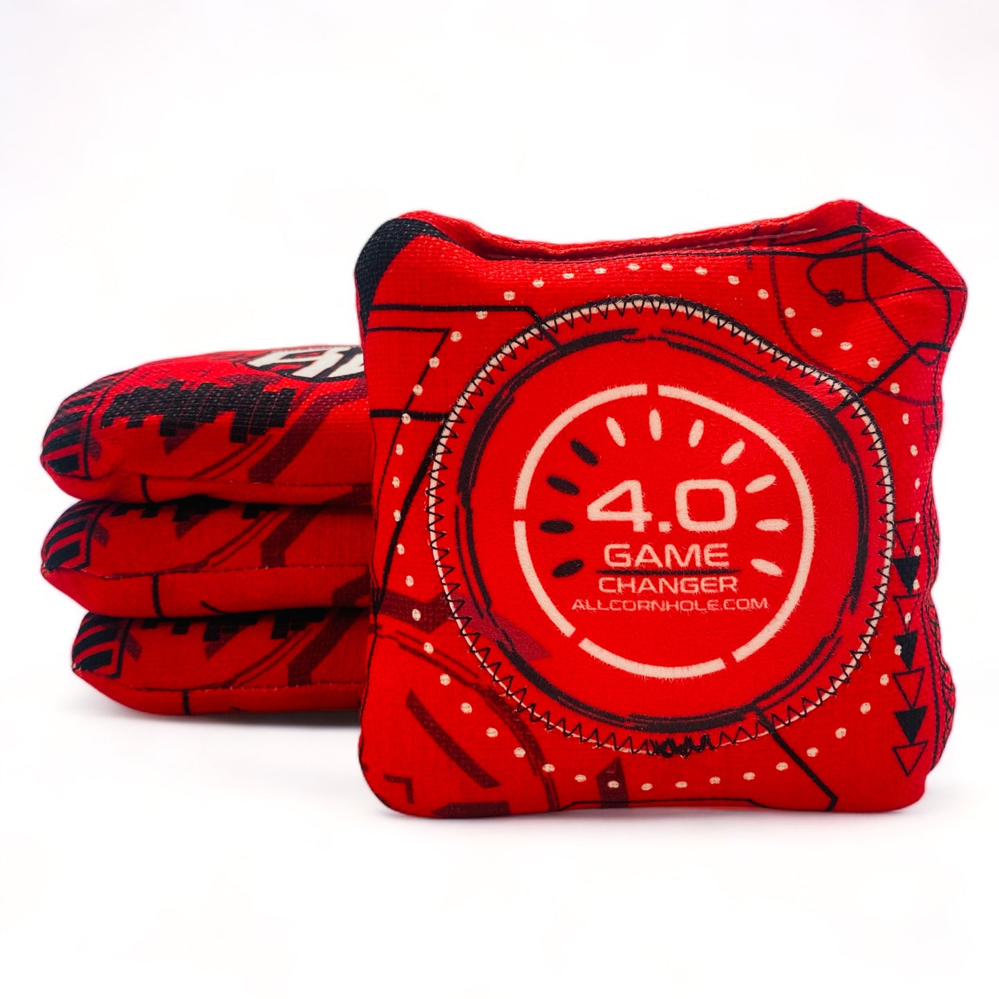 GameChanger Evolution (4.0" Patch) | Cornhole Bags | AllCornhole | Set of 4 | Speed: see description
