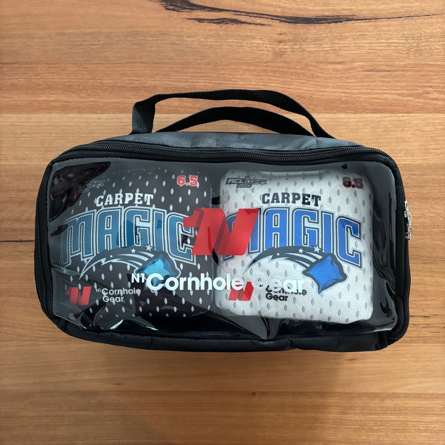 N1 Cornhole Bag Carry Case - 8 Bag Set Utility Pouch