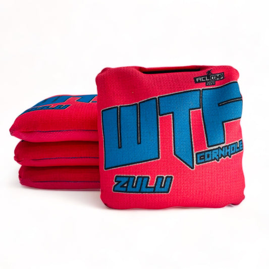 Zulu | WTF Cornhole | Cornhole Bags | Set of 4 | Speed: 6.5/9