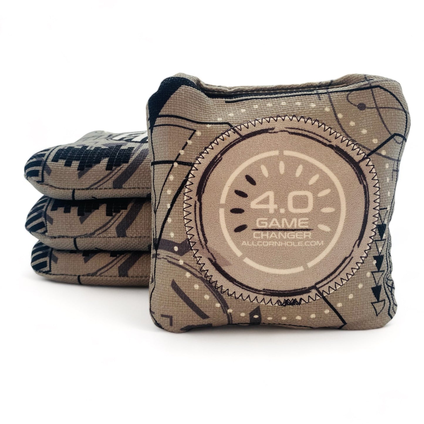 GameChanger Evolution (4.0" Patch) | Cornhole Bags | AllCornhole | Set of 4 | Speed: see description