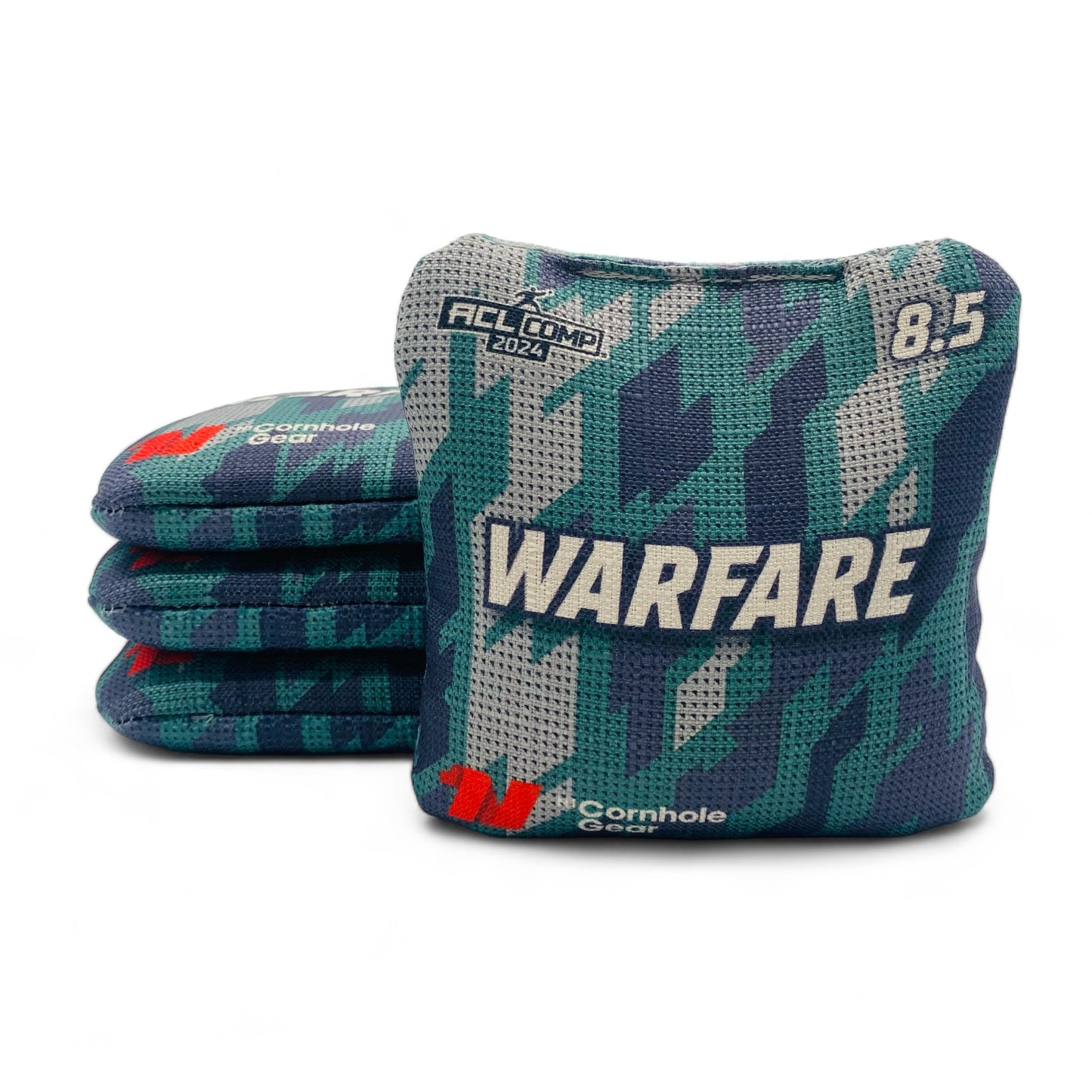 Warfare | N1 Cornhole Gear | Cornhole Bags | Set of 4 | Speed: 6/8.5