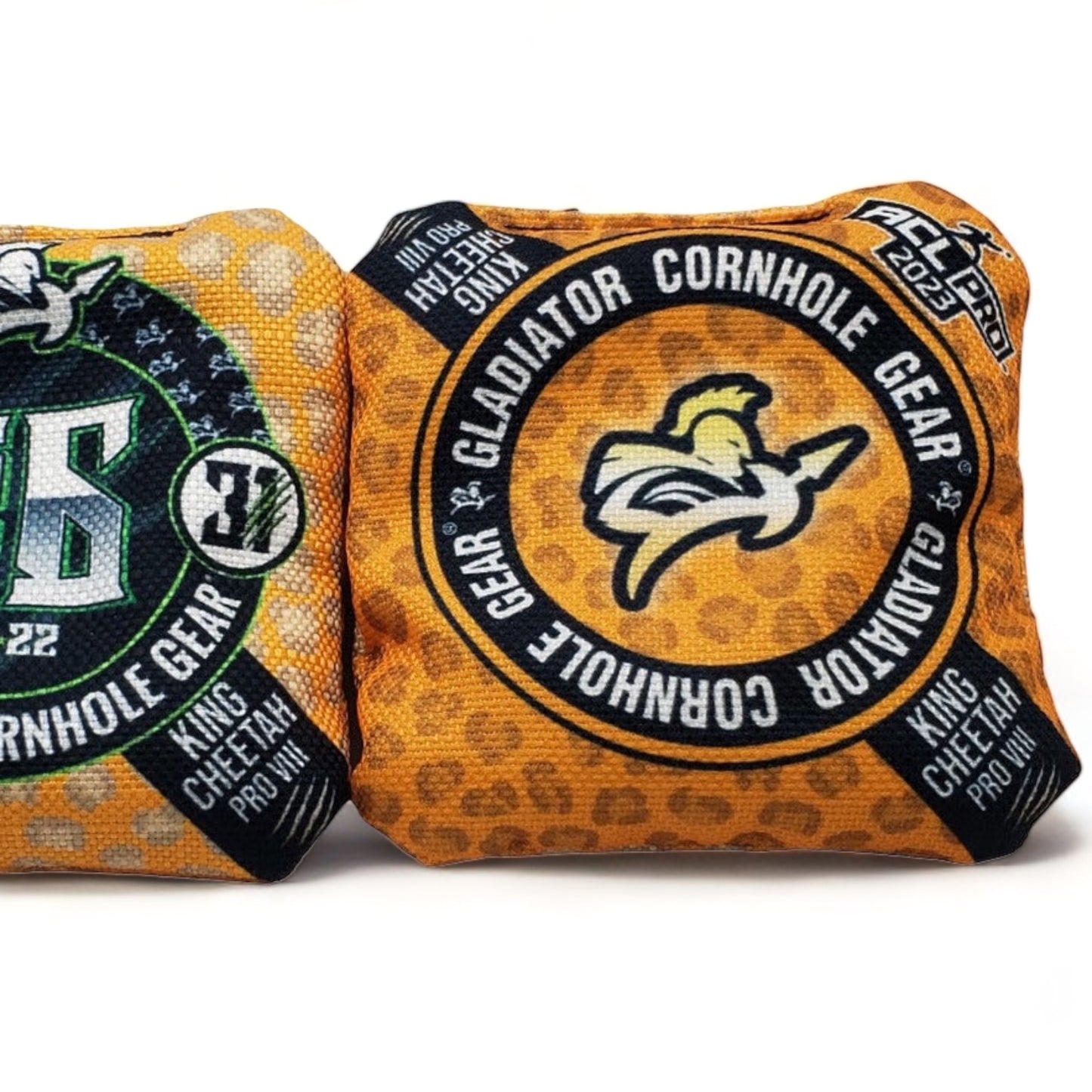 King Cheetah VIII | Gladiator Cornhole Gear | Cornhole Bags | Set of 4 | Speed: 8/10