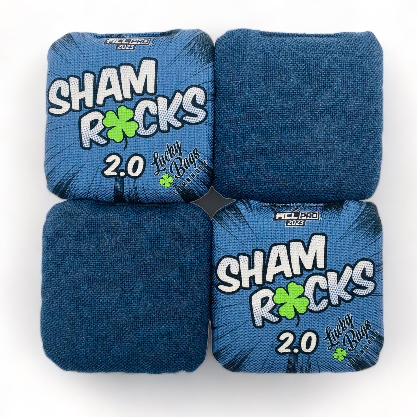 Shamrock | Lucky Bags | Cornhole Bags | Set of 4 | Speed: 4/7