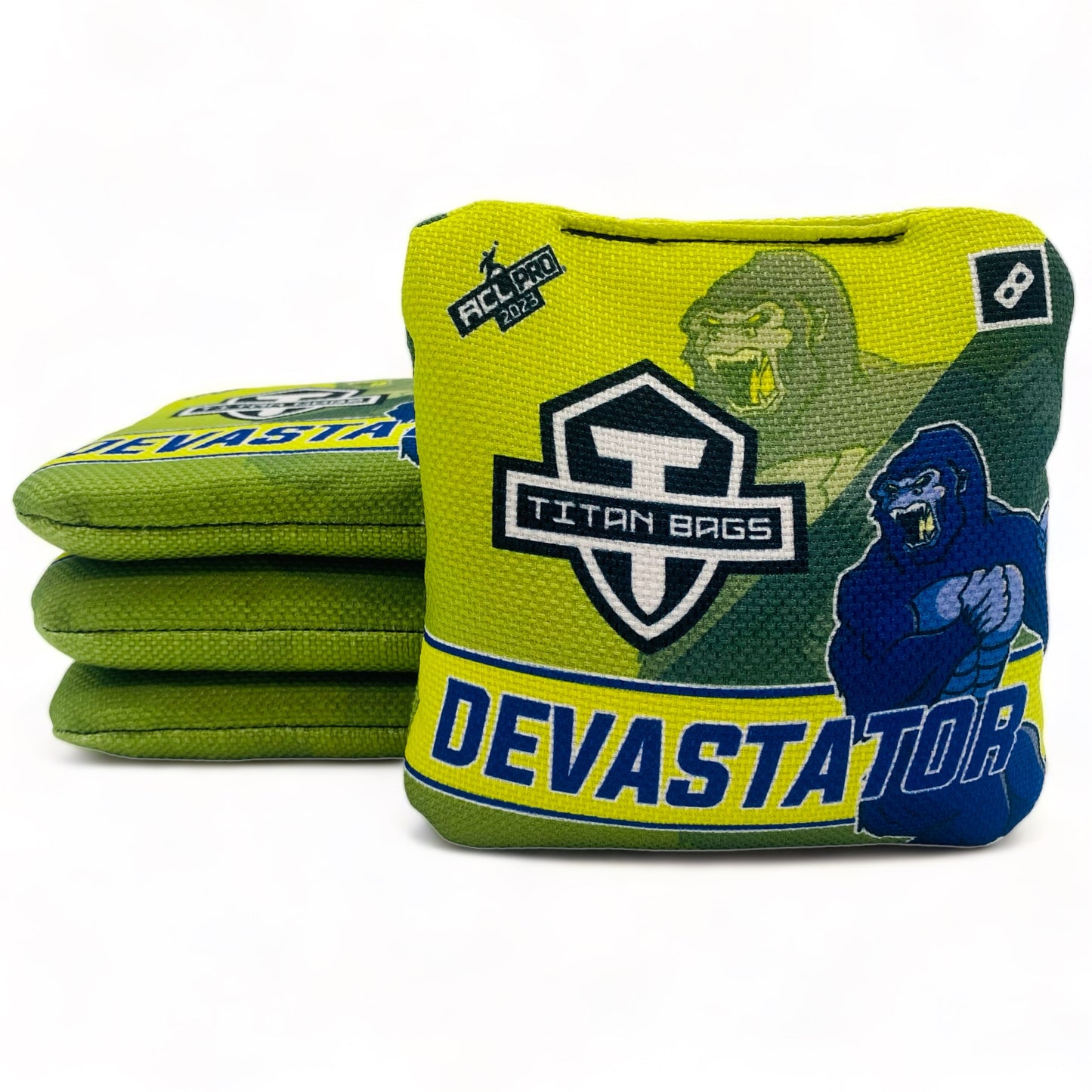 Devastator | Titan | Cornhole Bags | Set of 4 | Speed: 6/8