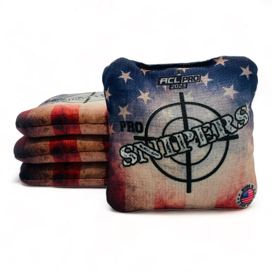 Pro Snipers | Lucky Bags | Cornhole Bags | Set of 4 | Speed: 6/9