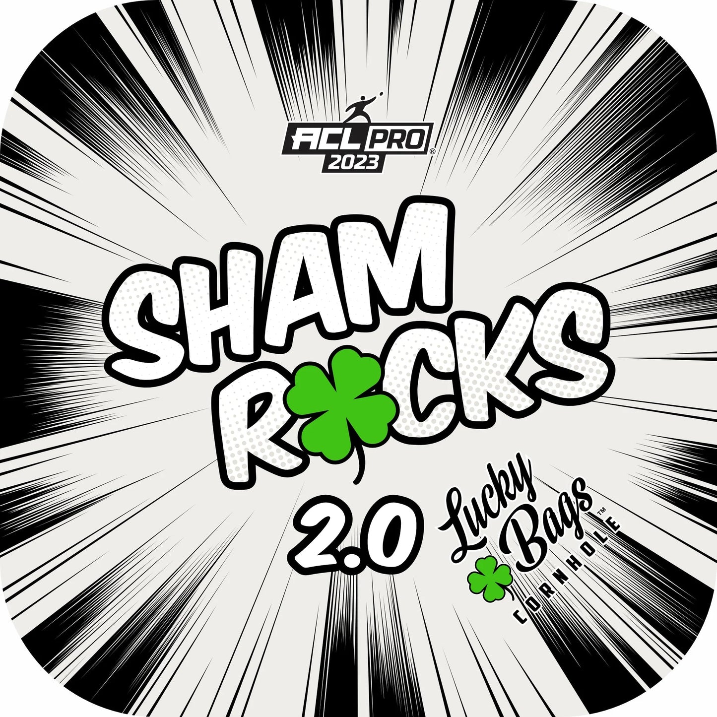 Shamrock | Lucky Bags | Cornhole Bags | Set of 4 | Speed: 4/7
